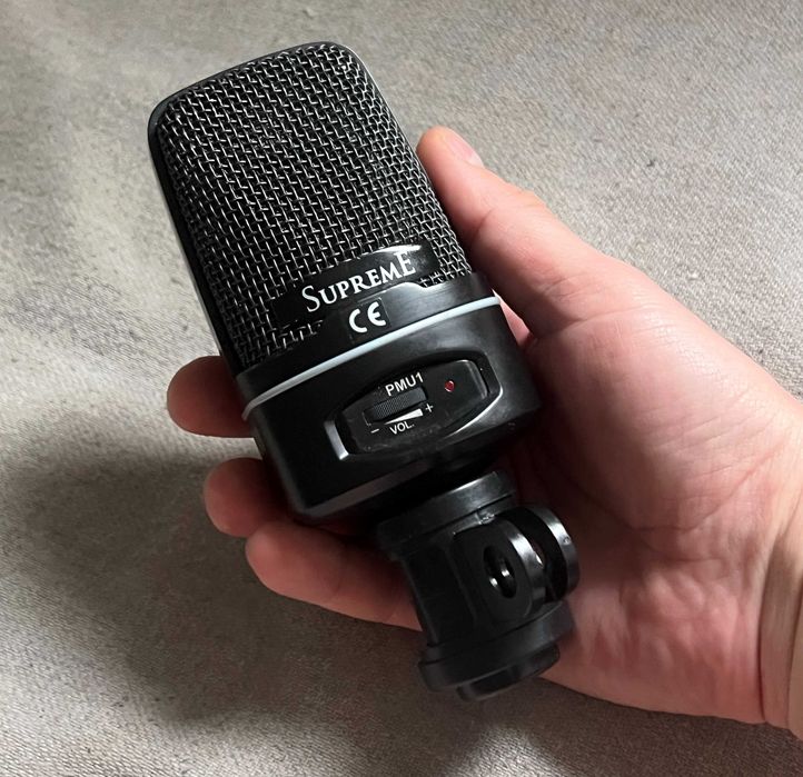 Microfon USB condenser Supreme PMU1 control volum functional