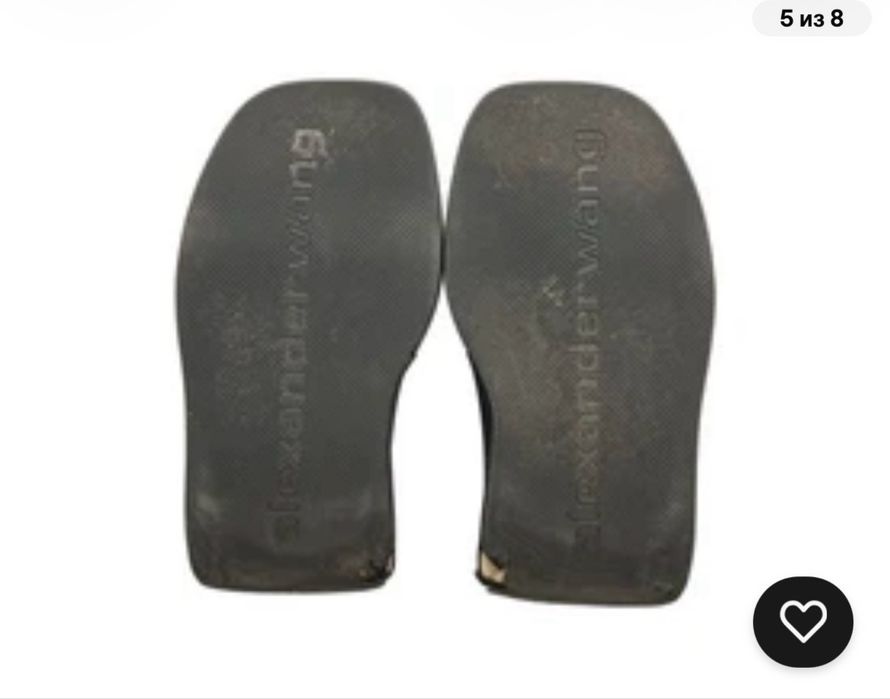 черные сандали alexander wang