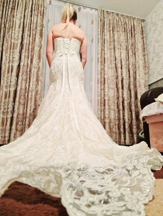 Rochie de mireasa Evergreen, mar Xs/s si chiar M micut