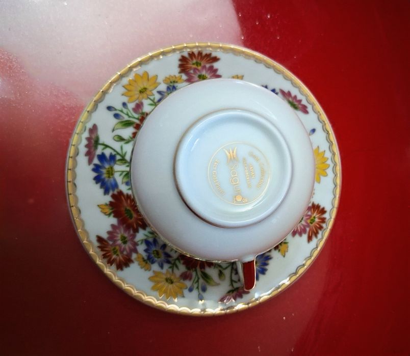 Чашки кофейные. Япония, 24 карат золото. Новые