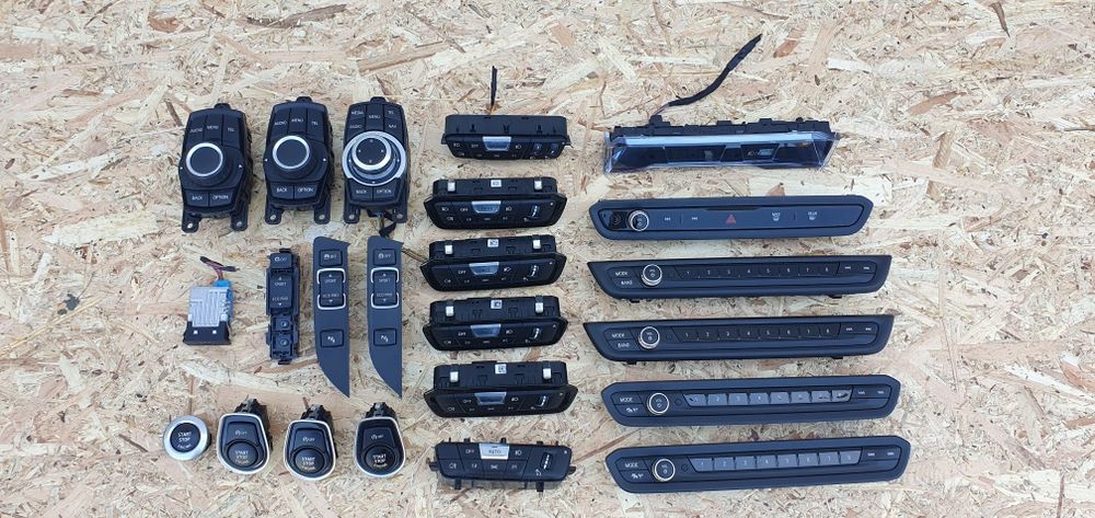 Consolă butoane / joystick BMW seria 1,2,3,4,5,7 F10 / F20 / F30 consolă  butoane audio / panou clima / Start / Stop / multi switch panel I4