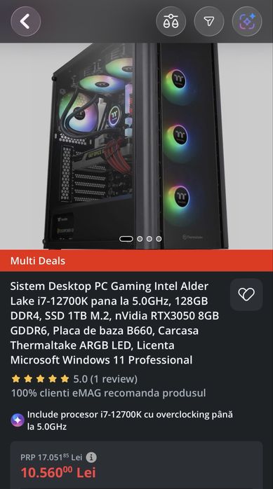Pc gaming rtx3050 ti