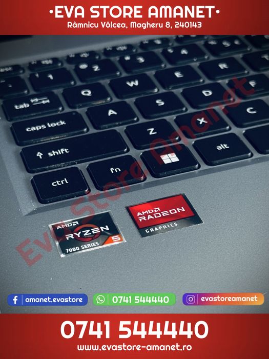 Laptop 15.6” ACER Aspire 3 AMD Ryzen 5 7250U 512GB 8GB RAM Win 11