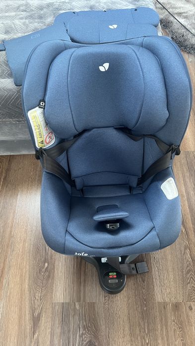 Scaun auto i-Spin 360 i-size  de la bebe 40-105 cm - Deep Sea JOIE , R129, cu adaptor bebe, impecabil
