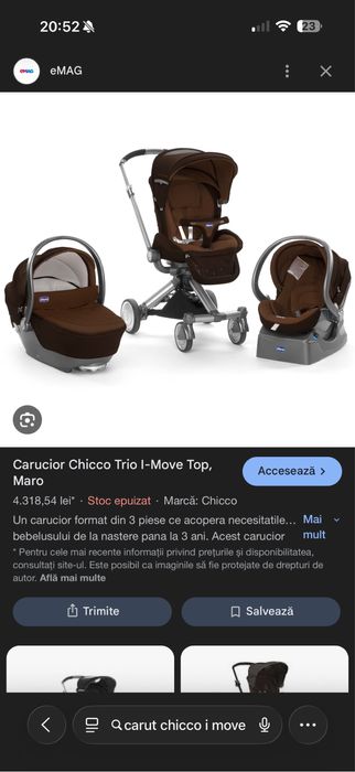 Vand carut bebelusi rotativ 360