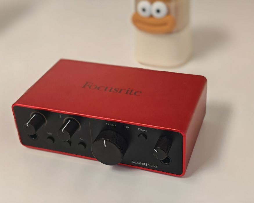 Focusrite Scarlett Solo Gen 4 – ca nou, 2023