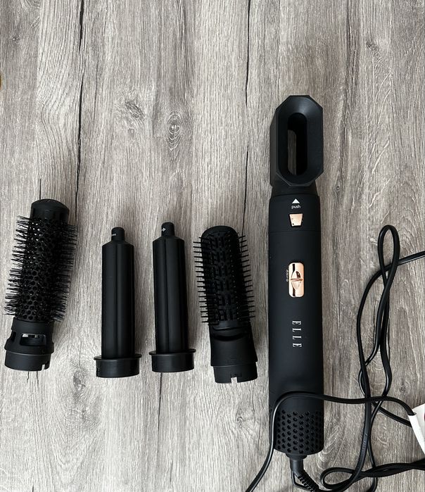 Мултифункционален сешоар, преса и маша Elle