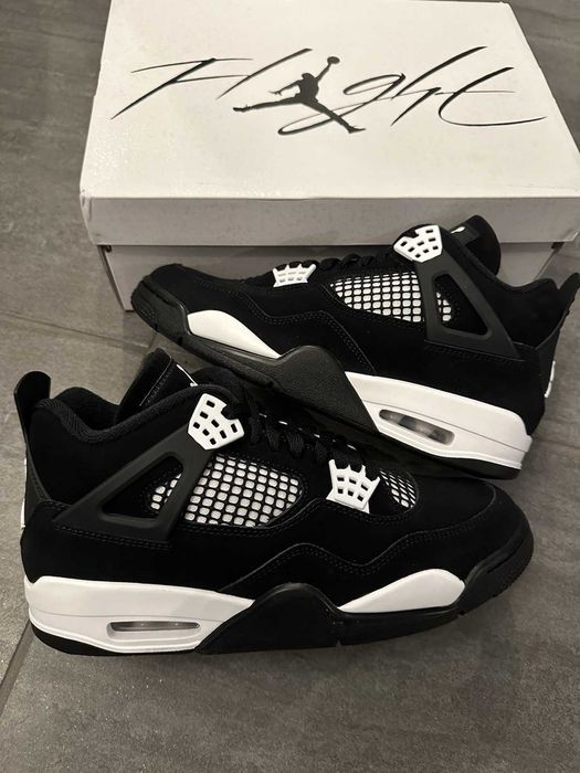 %REDUCERE% Air Jordan 4 White Thunder Ediție Limtată -Verificare Colet