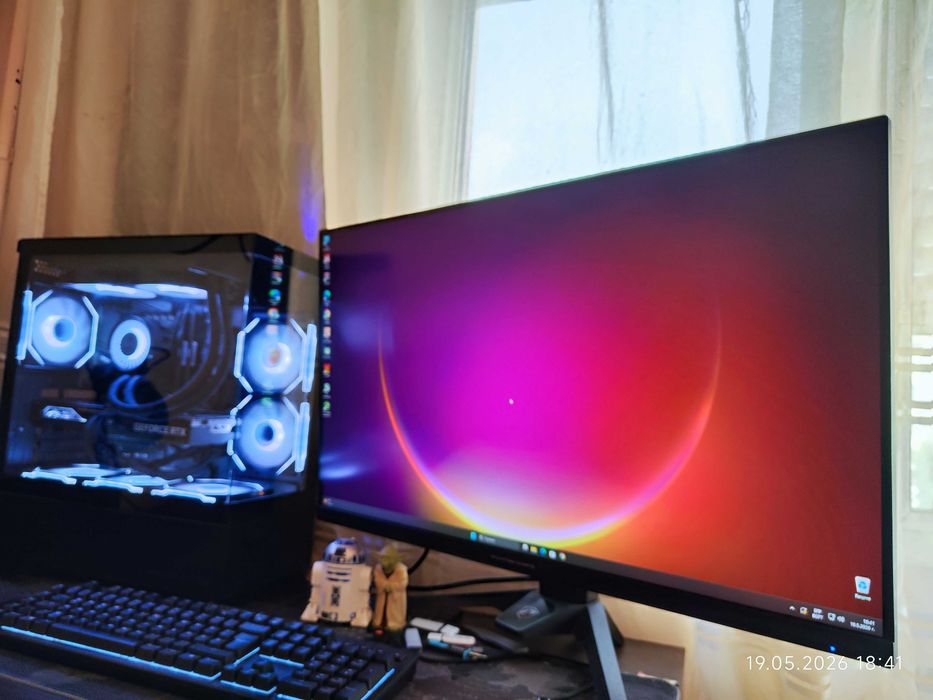 Геймърски Ryzen 7 5800X3D,RTX 4070 Super 12GB,RAM 32GB DDR4,SSD 1TB