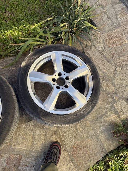 4 броя 18’’ оригинални джанти спорт пакет + летни гуми за мерцедес