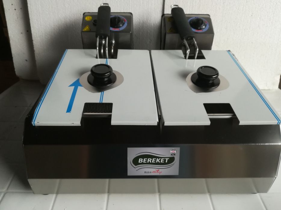 Фритюрник   Професионален Електрически Чисто нов 6л. 6+6литра