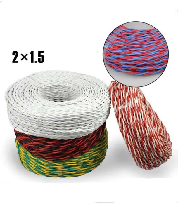 провод 2-жильный   2 х 1,5