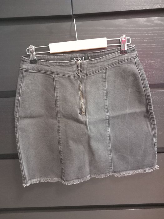 Черна дънкова пола