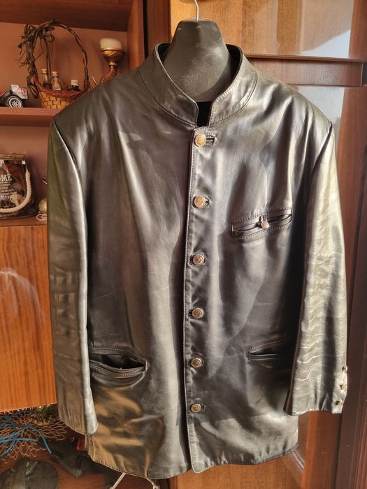 кожено яке естествена кожа телешки бокс