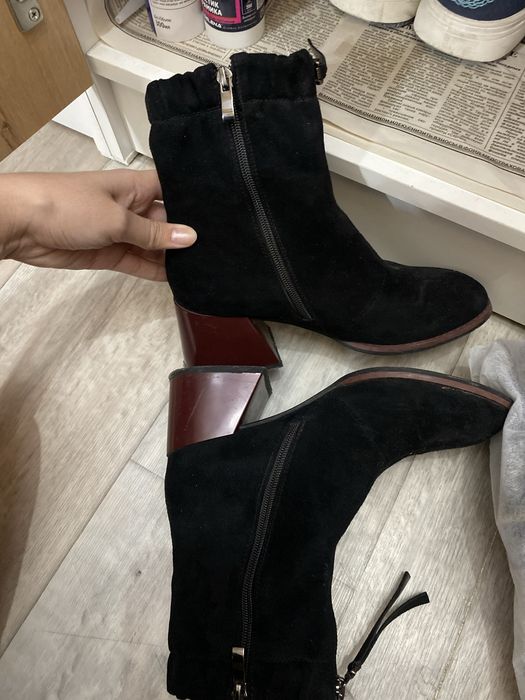 Полуботинки замш 38рр