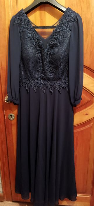 Вечерние платье, синего цвета