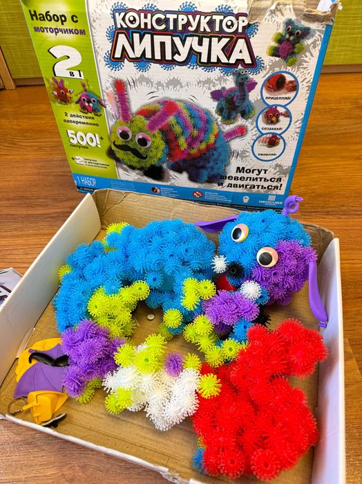 Конструктор Липучка с 2-мя моторчиками