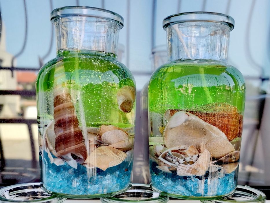 Морски Бурканчета с гел восък