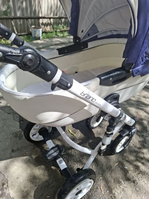 Продам  коляску синию