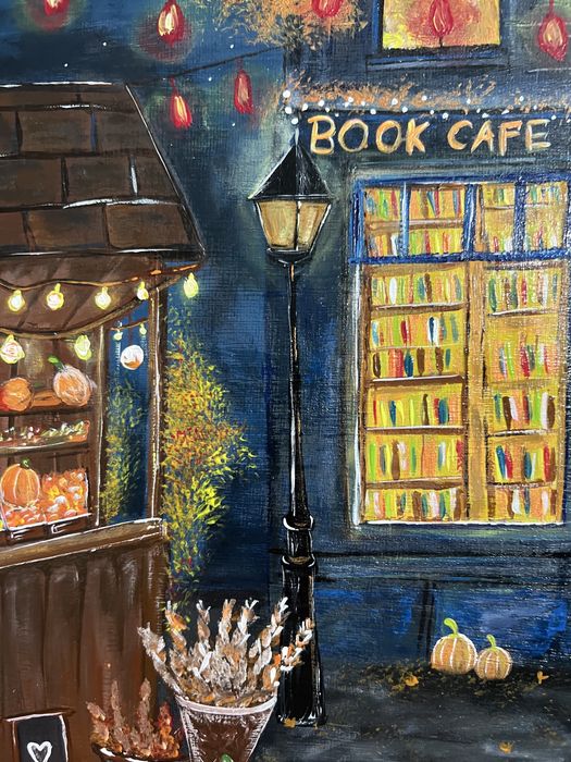 Tablou pictat in acrilic