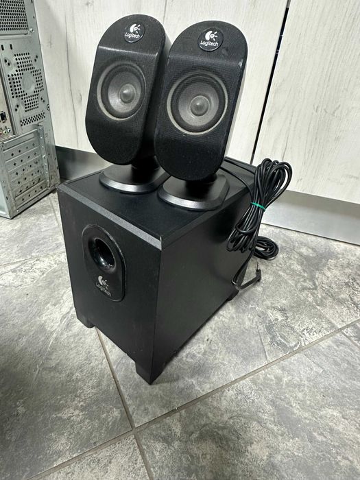 Тонколони , буфер  Logitech X-210 2.1 за компютър  2.1 за компютър