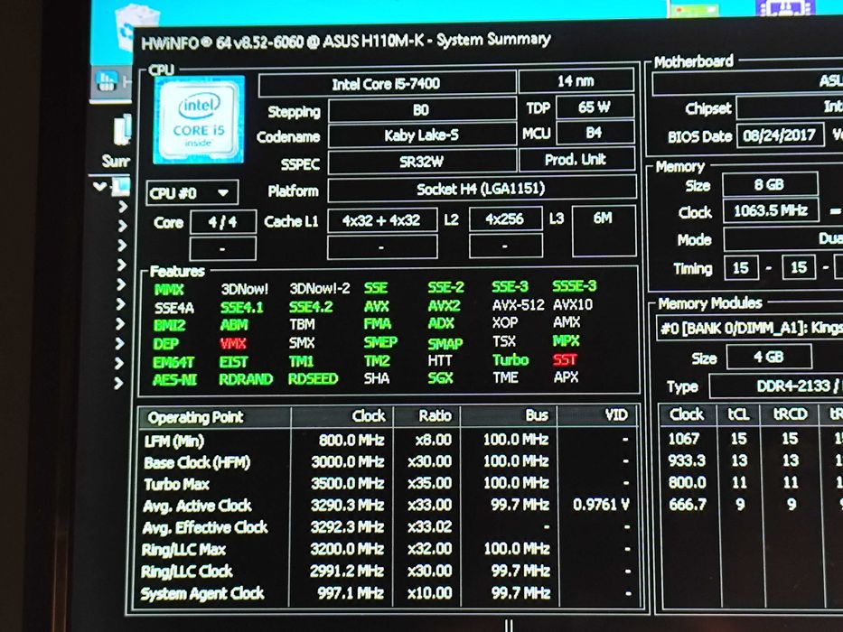Procesor Intel i5-7400 LGA1151