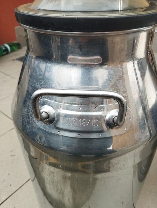 Bidon ,butoi inox pentru muls  lapte40l