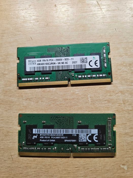RAM laptop DDR4 4GB SO-DIMM SK Hynix / Micron