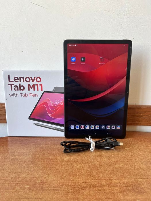 Lenovo Tab M11 / 128 / Pen / Black / Incarcator+Cutie