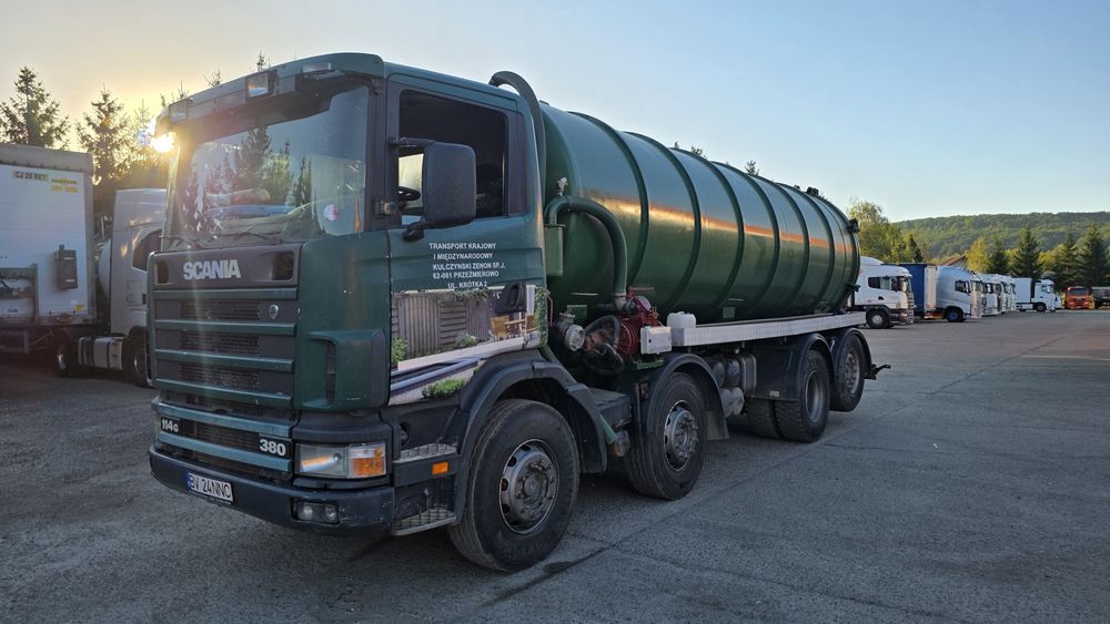 Vidanja Scania 380 cp pompa vid Jurop PN 155 D