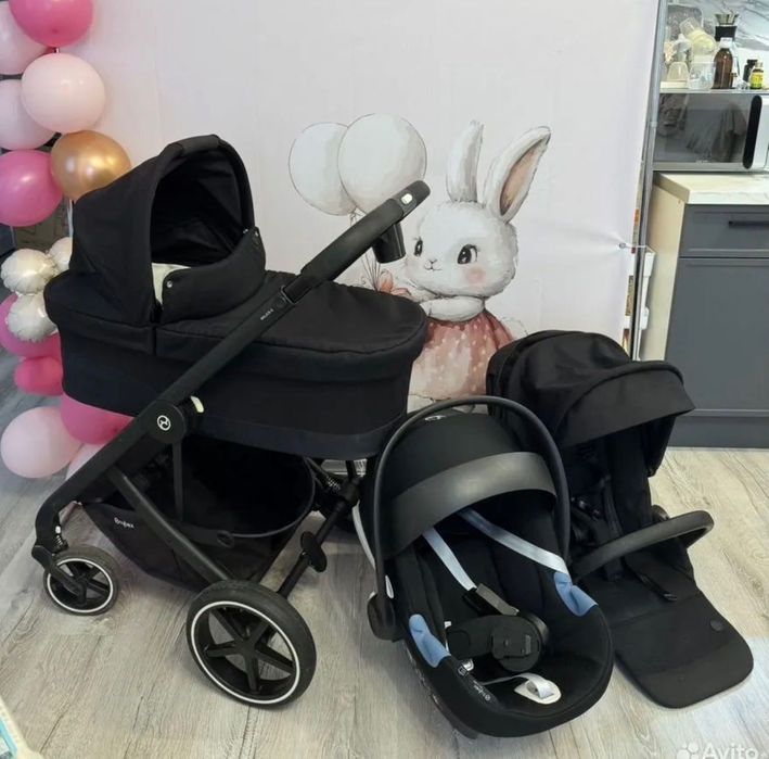 Продам коляску Cybex balios s lux 3 в 1 люлька+прогулка+автолюлька