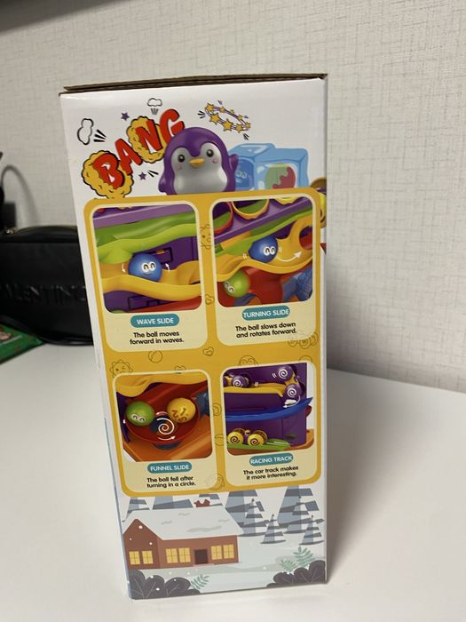 Бебешки/детски играчки - количка за пазаруване, куб, пързалка