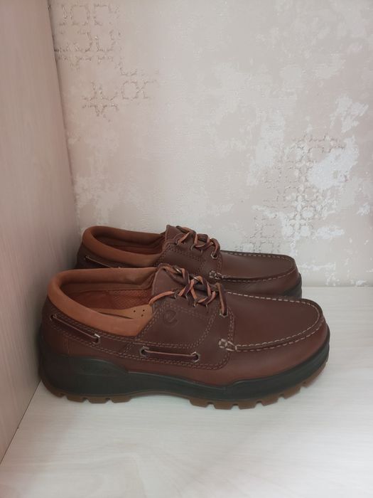 Мокасины на шнуровке,классические,Ecco original,39