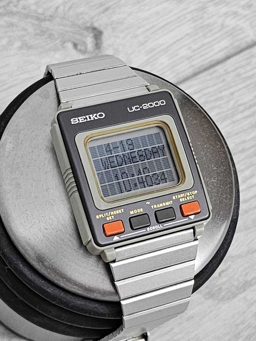 Ceas LCD Seiko UC-2000 Vintage 1984 made in Japan foarte Rar