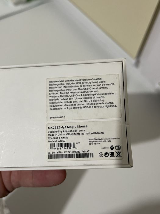 Apple Magic Mouse 2 поколения лайтнинг мышка эпл