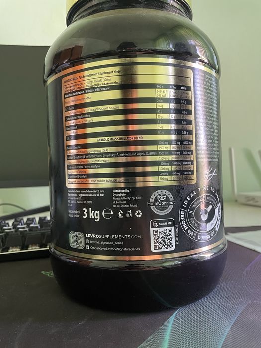KV MASS GAINER 3 kg 100%