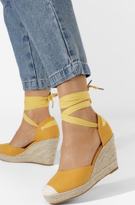 Espadrile galbene, 36