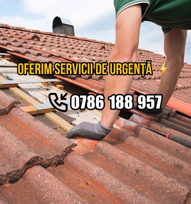 Renovări Acoperișuri & Reparații & Sistem Pluvial & Izolații & Terase