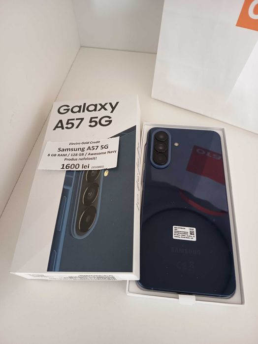 Samsung A57 5G 8GB RAM/128GB/Awesome Navy/Produs nefolosit! ID10865