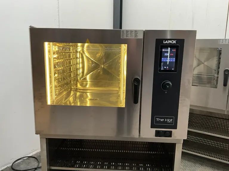 Конвектомат Lainox за 14гастонорми,За варене на консерви, 120°,3800лв