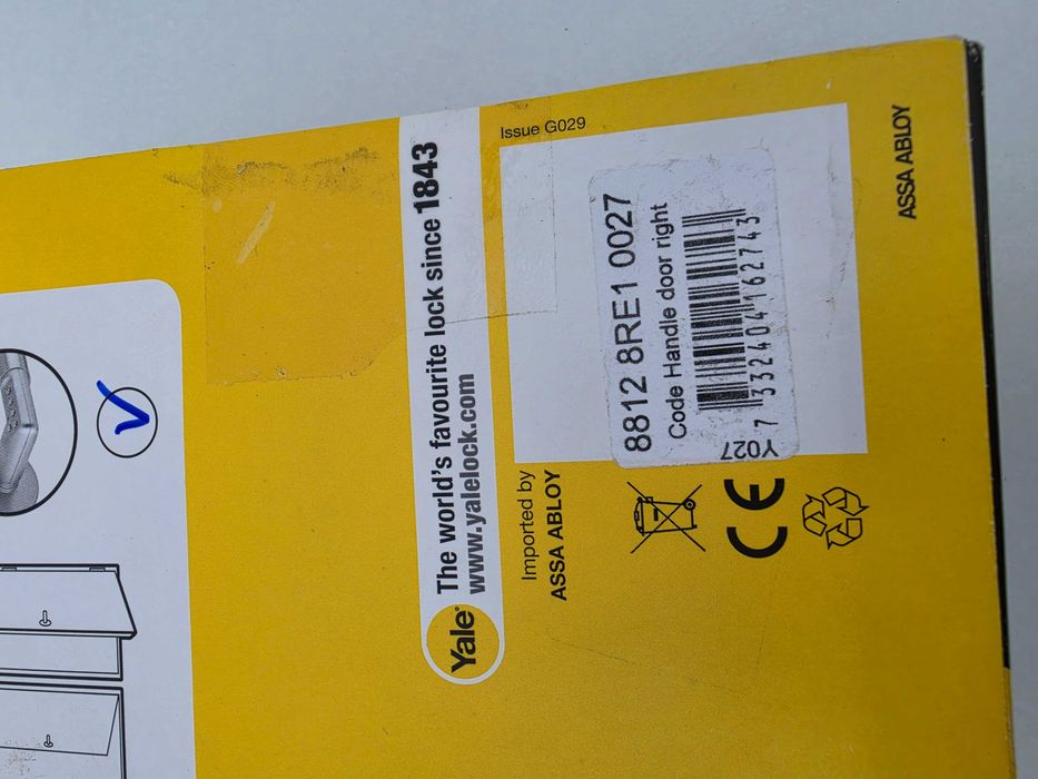 Assa Abloy Yale Code handle Maner usa cu Cod Numeric