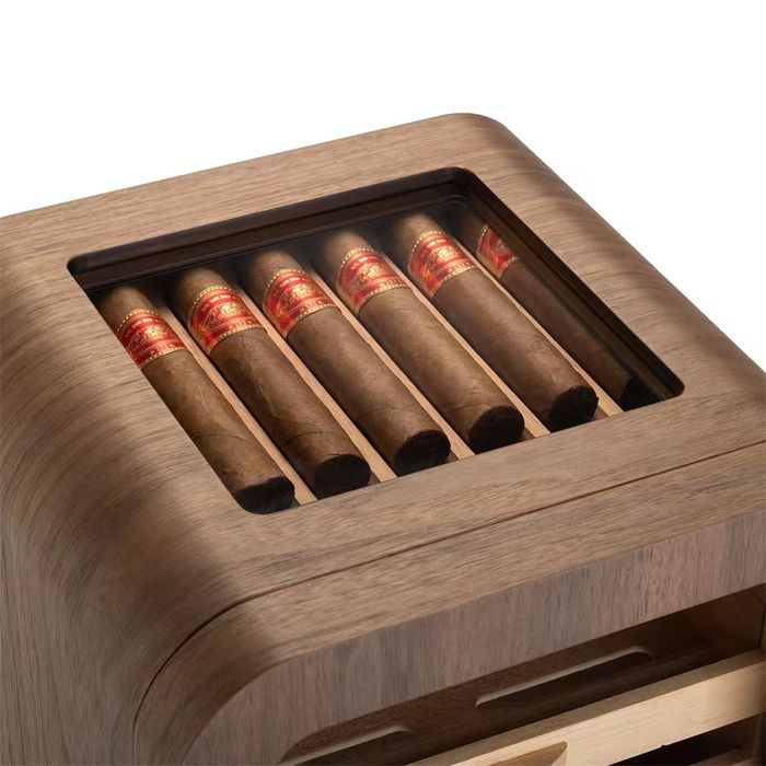 Луксозен хумидор за пури – 5 нива, до 110 пури, кедрово дърво