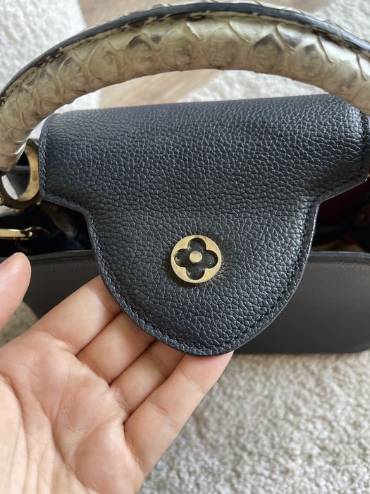 Geanta Louis Vuitton Capucines Mini Piele Naturala