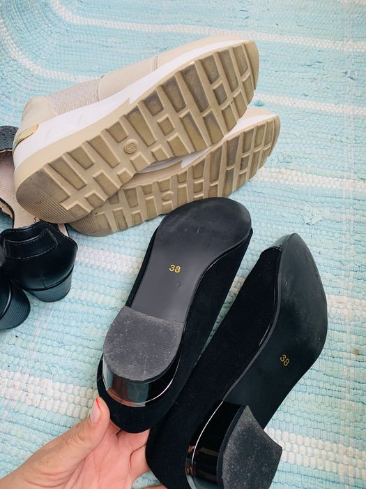 Ежедневни обувки 37 номер 3 чифта за 30лв