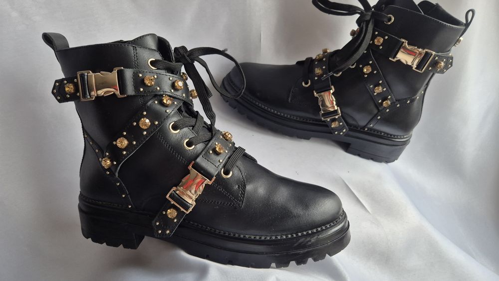 Ghete piele STEVE MADDEN nr.38 originale