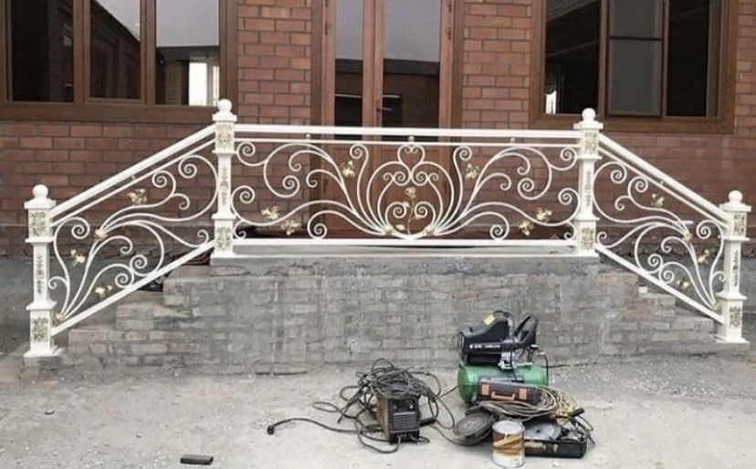 Навес варота забор перила