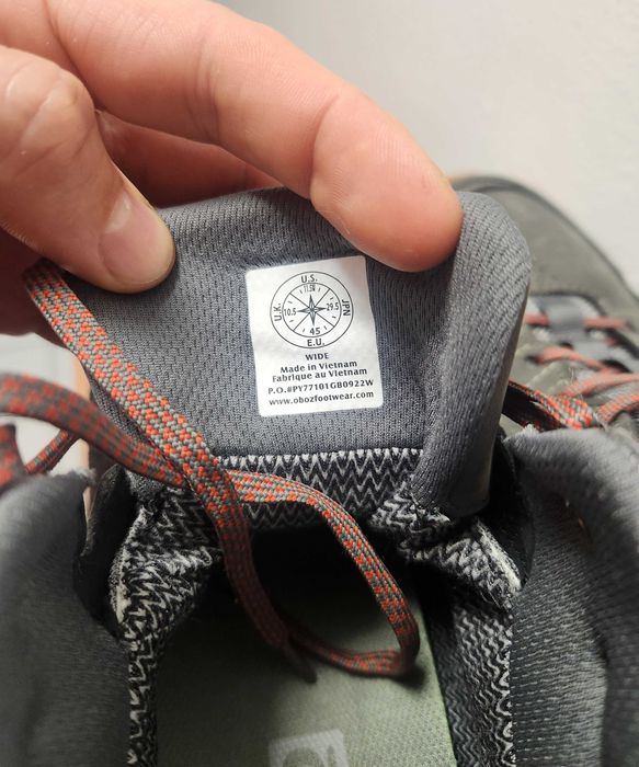 Туристически обувки  Oboz Sypes Mid Leather B-dry,45 номер wide