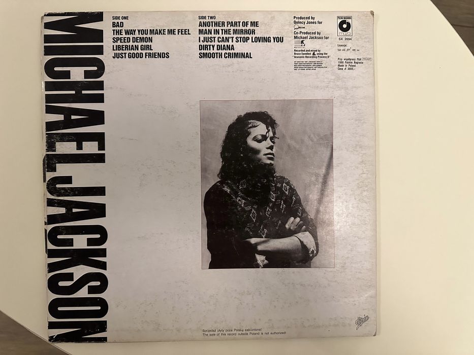 Michael Jackson - Bad Vinyl [1987]