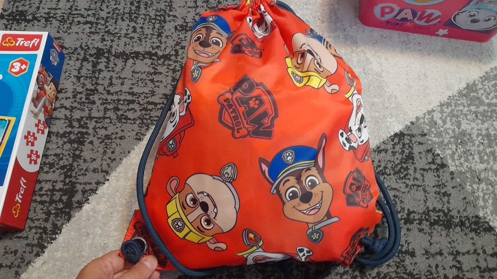 Patrula Catelusilor - Rucsac + Cutie + Puzzle 3 in 1 (PAW PATROL)