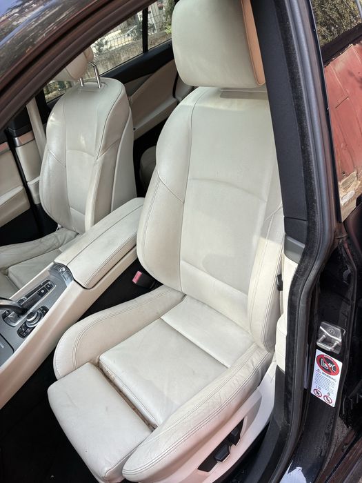 Бежов кожен Recaro салон с подгрев BMW F07 GT